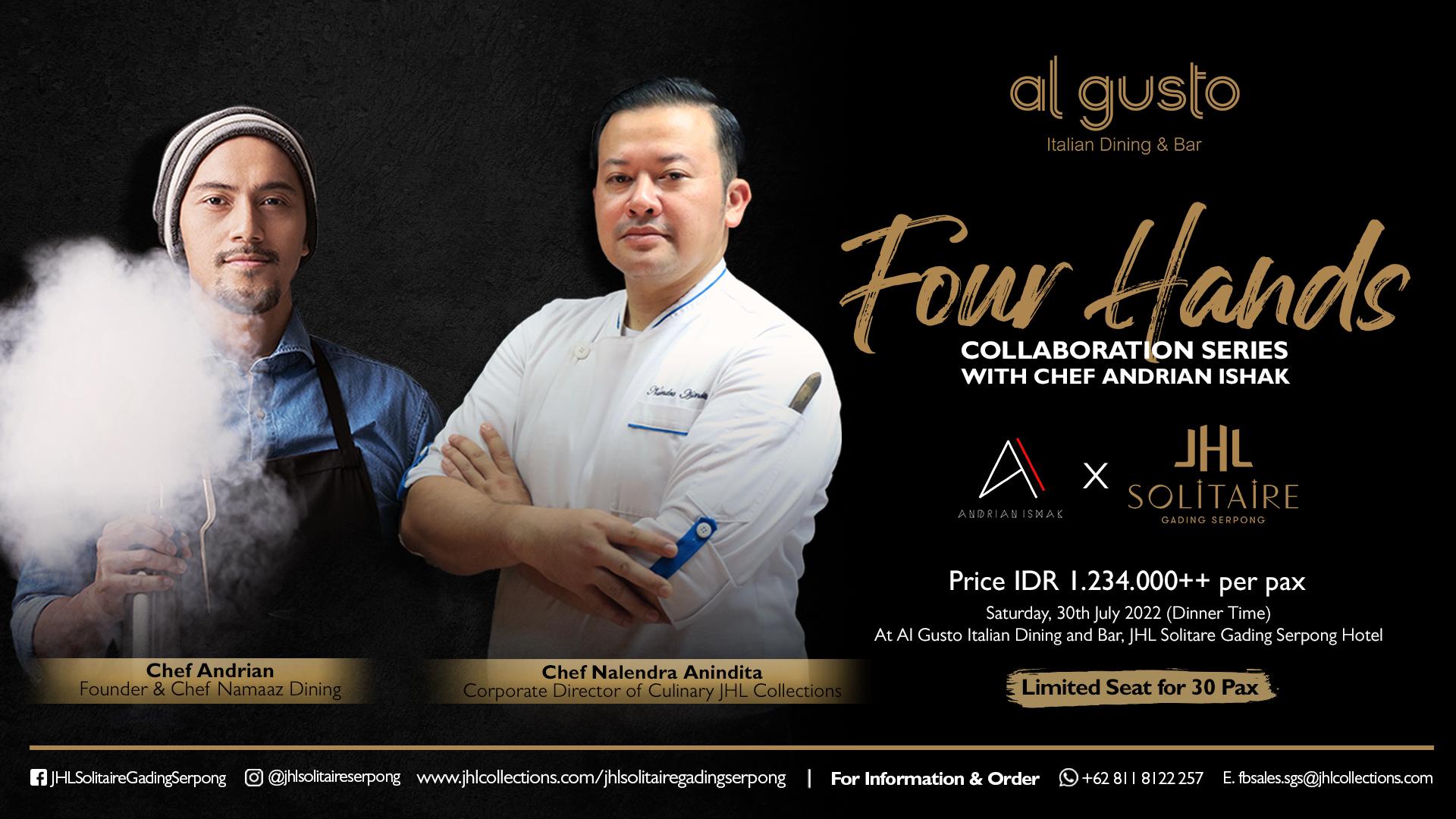 Guest Chef Series: Four Hands with Chef Adrian Ishak